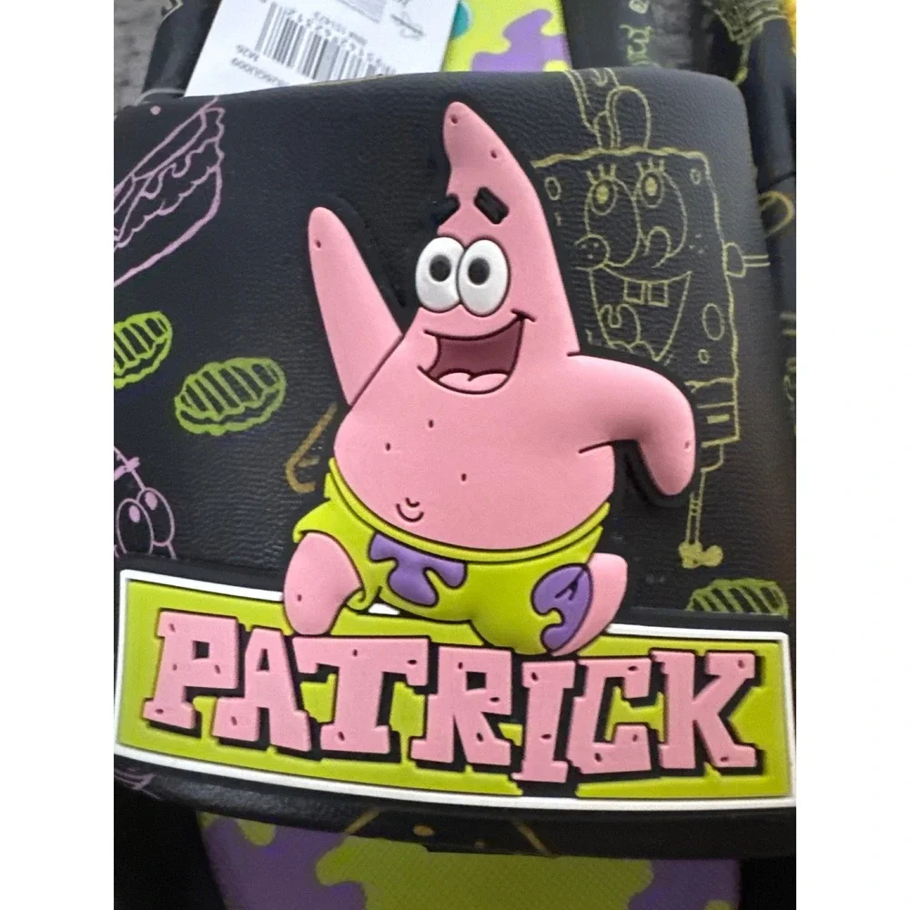 Ground Up SpongeBob SquarePants Patrick Star Comfort Slides Men Size 10 NEW